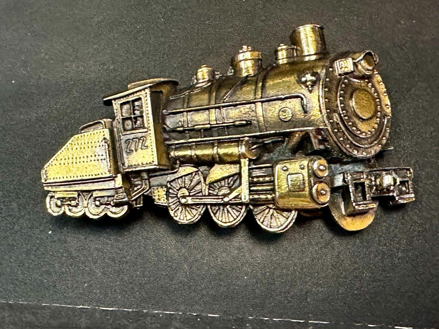 272 Train Locomotive RailRoad Vintage 1980 - The Great American Belt Buckle Co