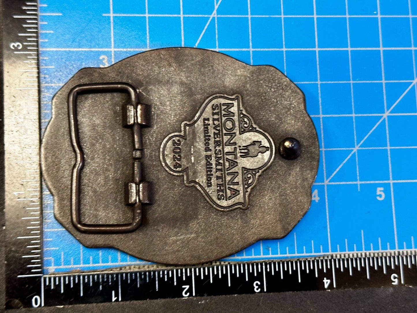 2024 Pendleton Whiskey Let'er Buck Rodeo Cowboy Montana Silversmiths Belt Buckle