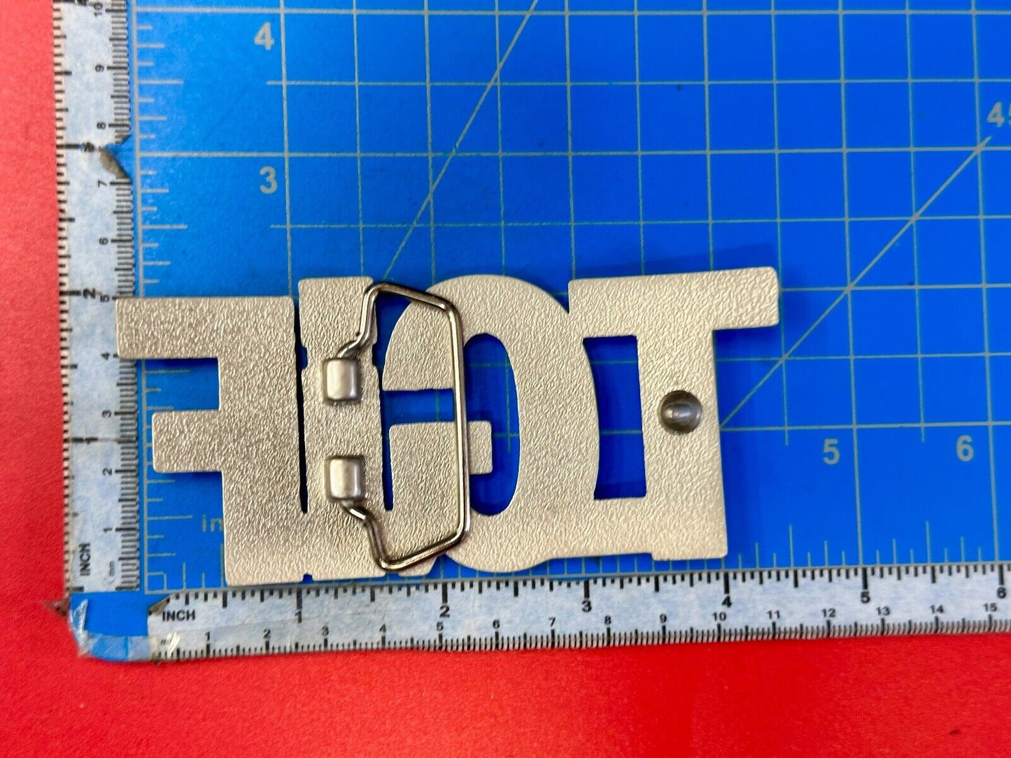 Thank God its Friday - TGIF block letter Novelty Statement belt buckle