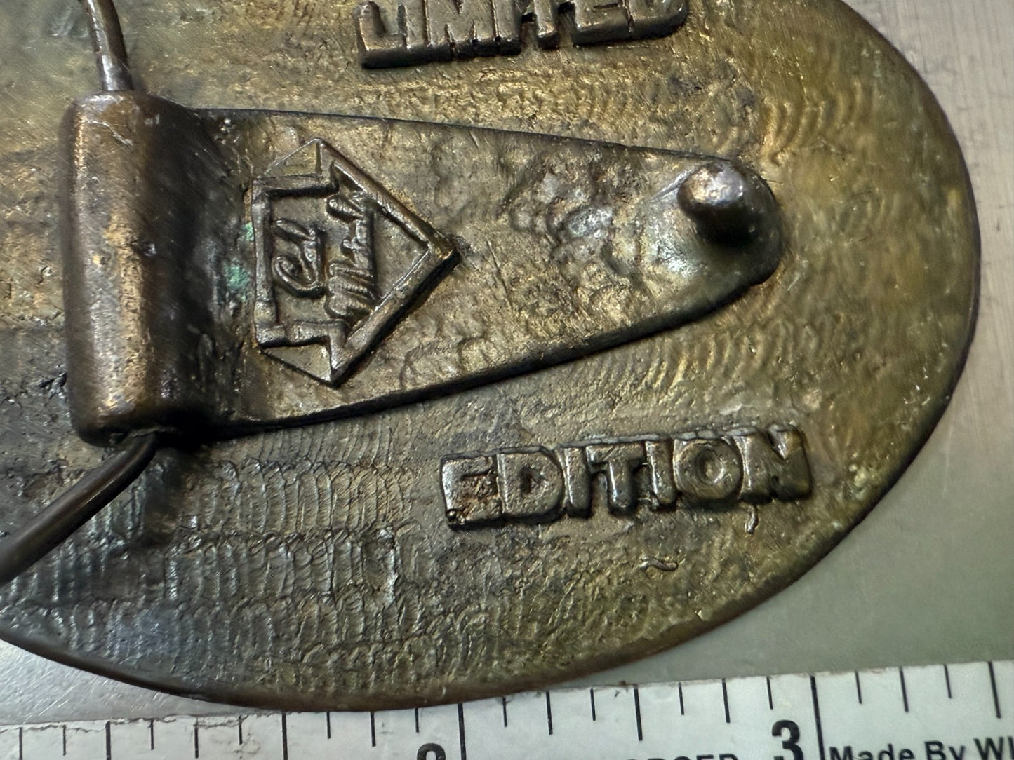 The Union American Civil War 125 Years Grant Clemens Twain Cal Metal Belt Buckle