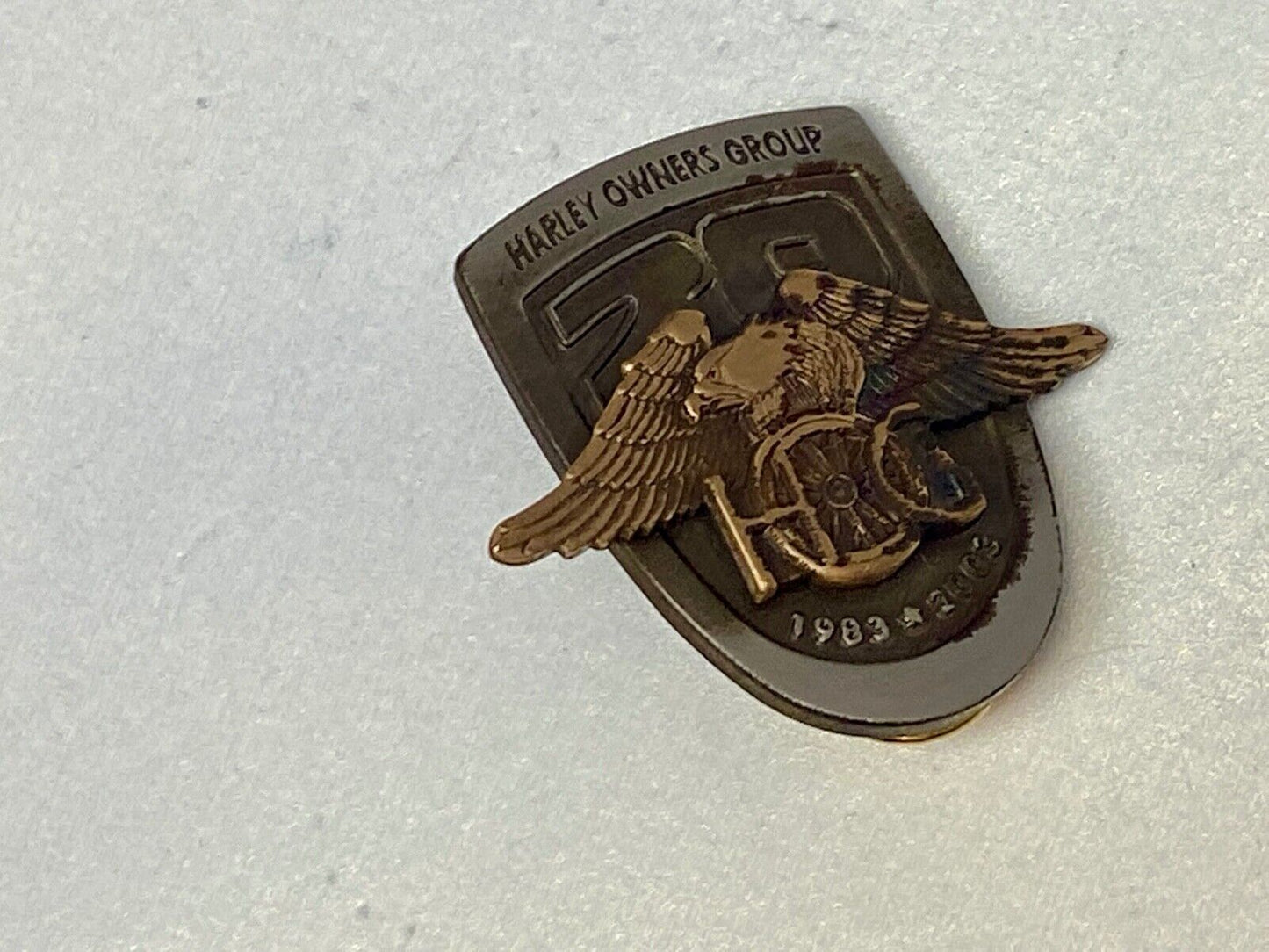 2003 Harley Davidson Hog Harley Owners Group Motorcycles Jacket Hat Rocker Pin
