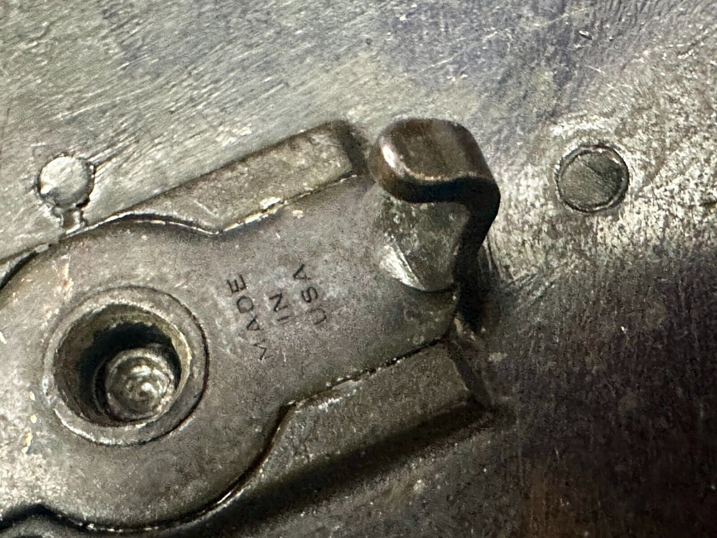 The Elk - Centered In Western Oval Brass Tone Usa Made Belt Buckle