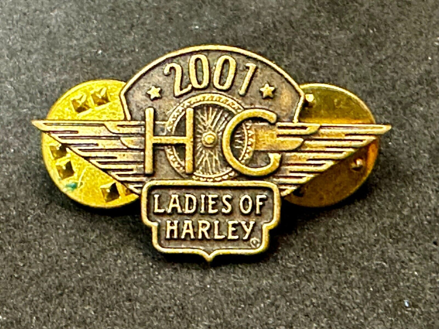 2001 Ladies of Harley Davidson Owners Group HOG Pin for Jacket or Vest