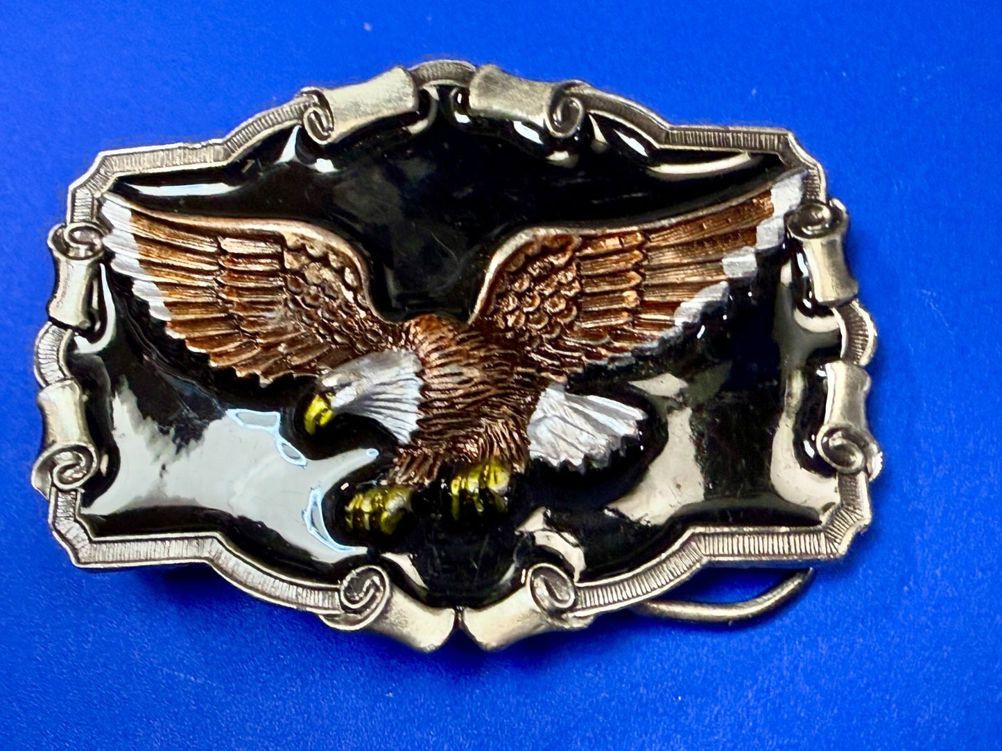 Vintage 1983 Patriotic American Bald Eagle - The Great American Buckle Co