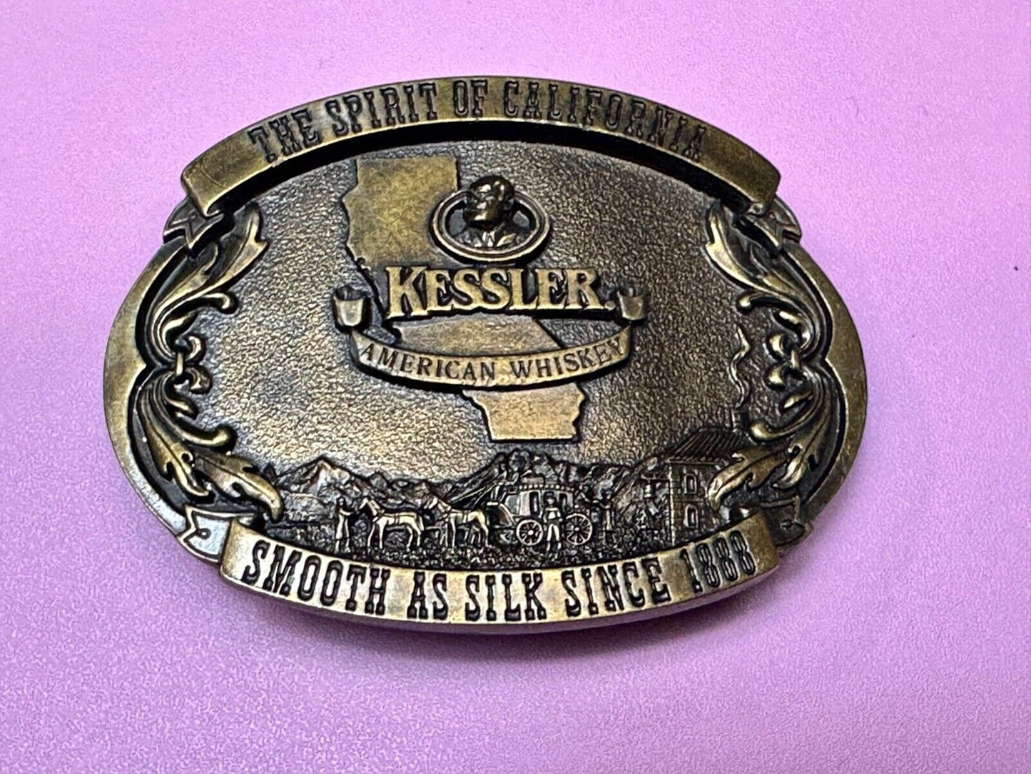 The Spirit of California - Kessler, smooth as silk belt buckle