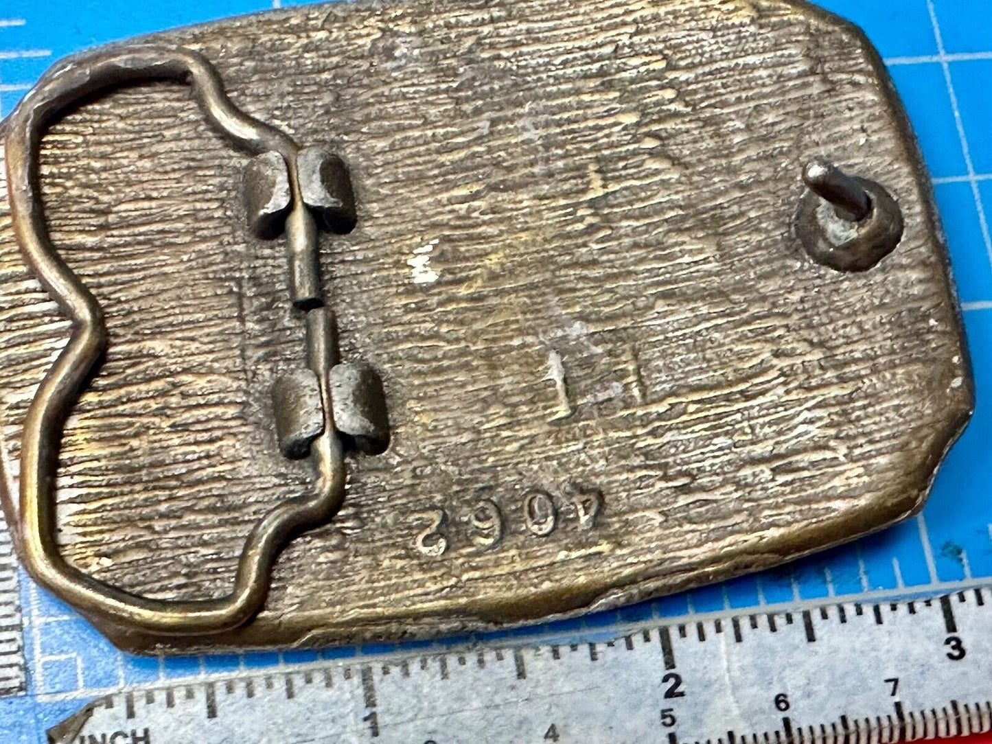 Beautiful American Eagle USA W/ stars sun rays vintage belt buckle