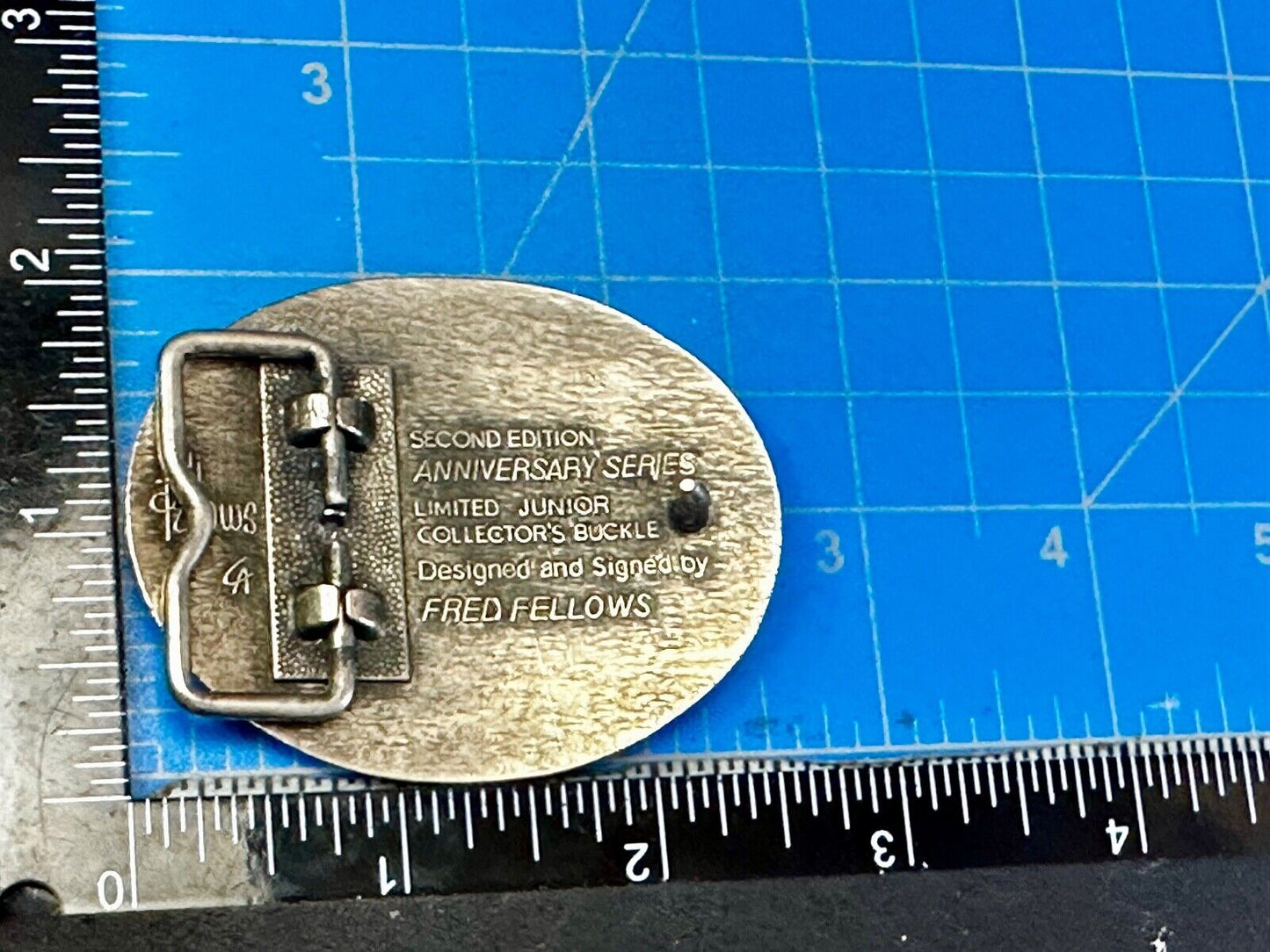 1984 Youth Hesston National Finals Rodeo NFR Collectors Rodeo Cowboy Belt Buckle