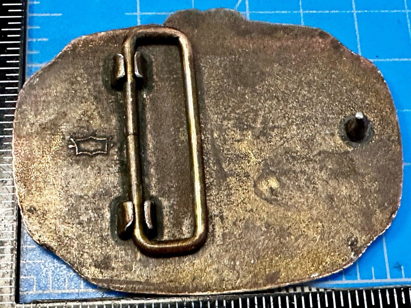 United States NAVY Its An Adventure Rope Waves Anchor Belt Buckle - to paint