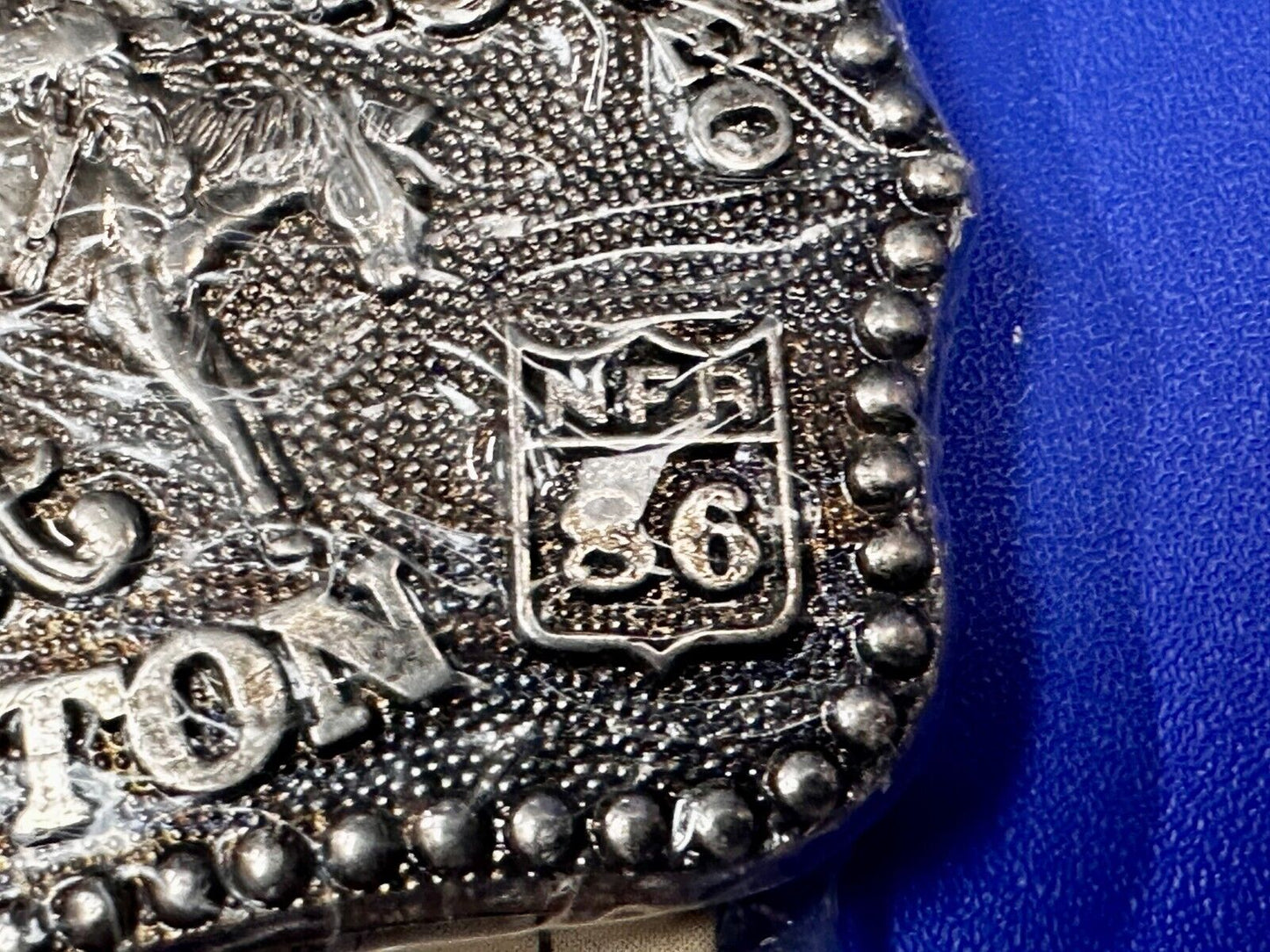 1986 Hesston National Finals Rodeo NFR Cowboys Youth Size NOS Belt Buckle