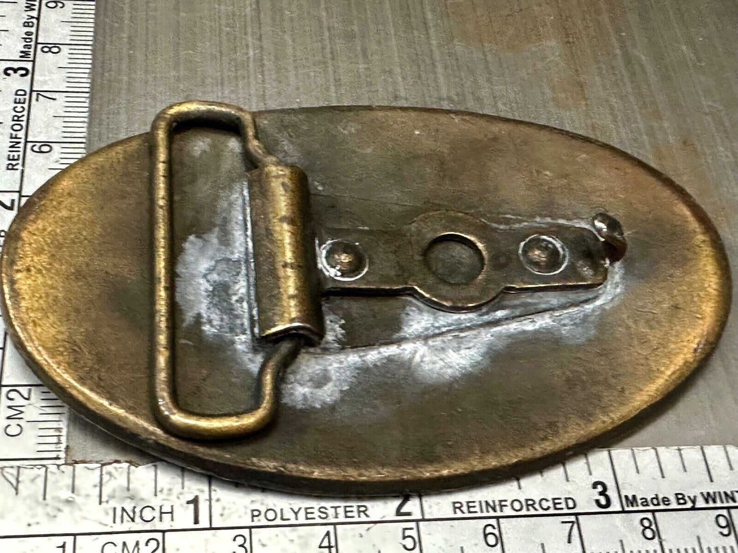 VINTAGE 1970s **COCA-COLA 5 CENTS AT FOUNTAINS** SODA POP BELT BUCKLE
