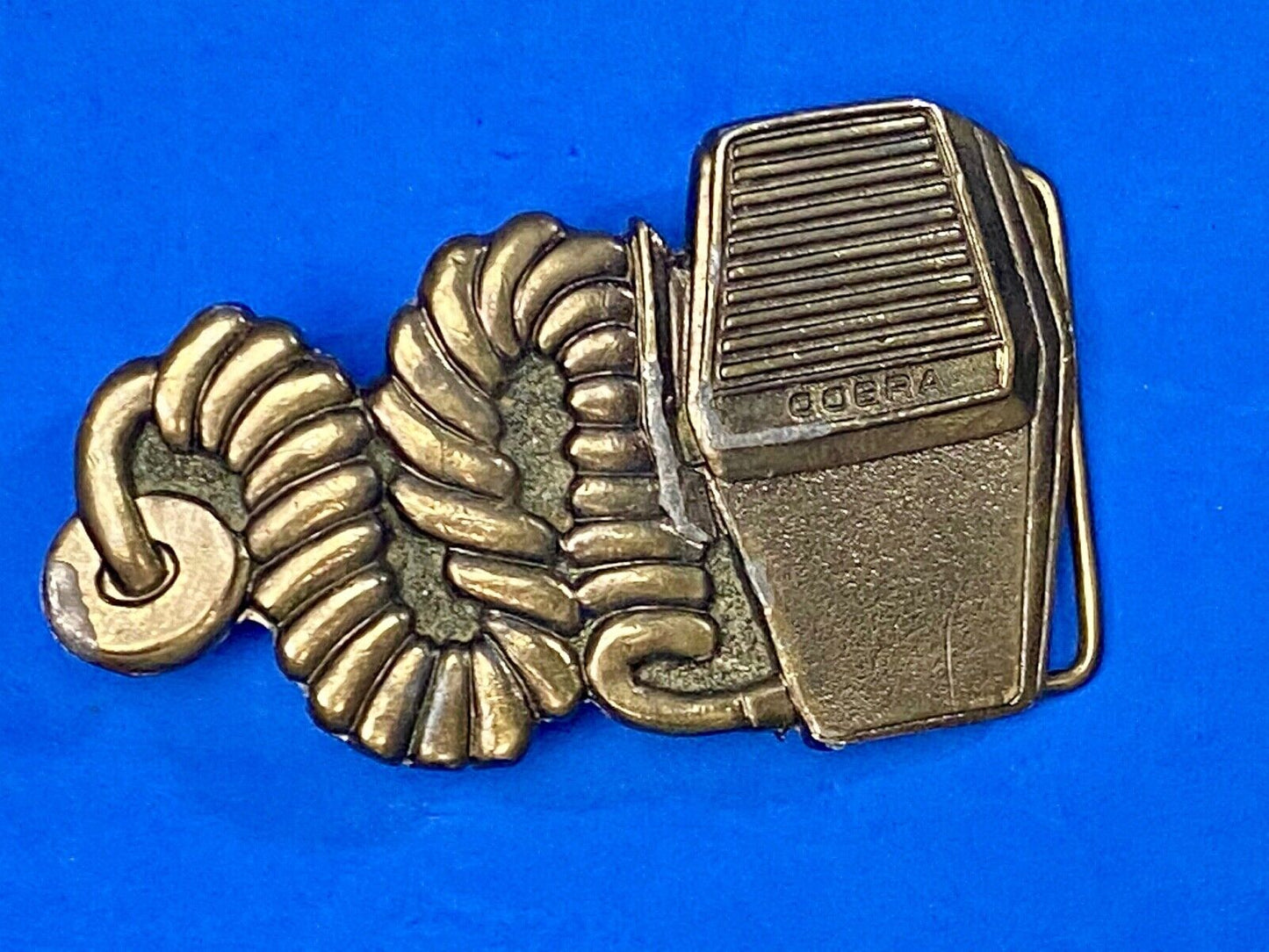 Vintage 1977 Cobra Handheld CB HAM Radio The Great American Belt Buckle Co.
