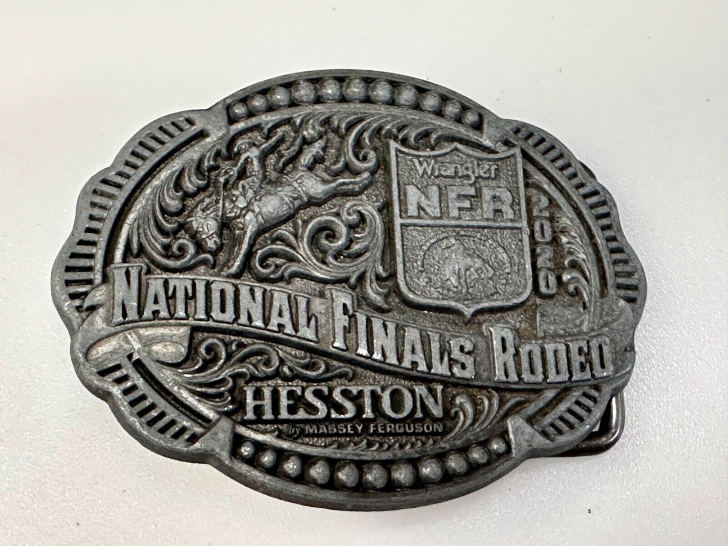2020 NFR Wrangler National Finals Rodeo Cowboys Montana Silversmiths Belt Buckle
