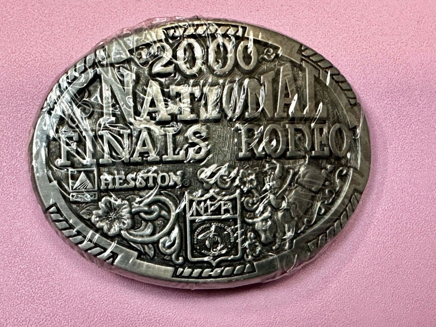 2000 NFR National Finals Rodeo NOS Youth Size Montana Silversmiths Belt Buckle