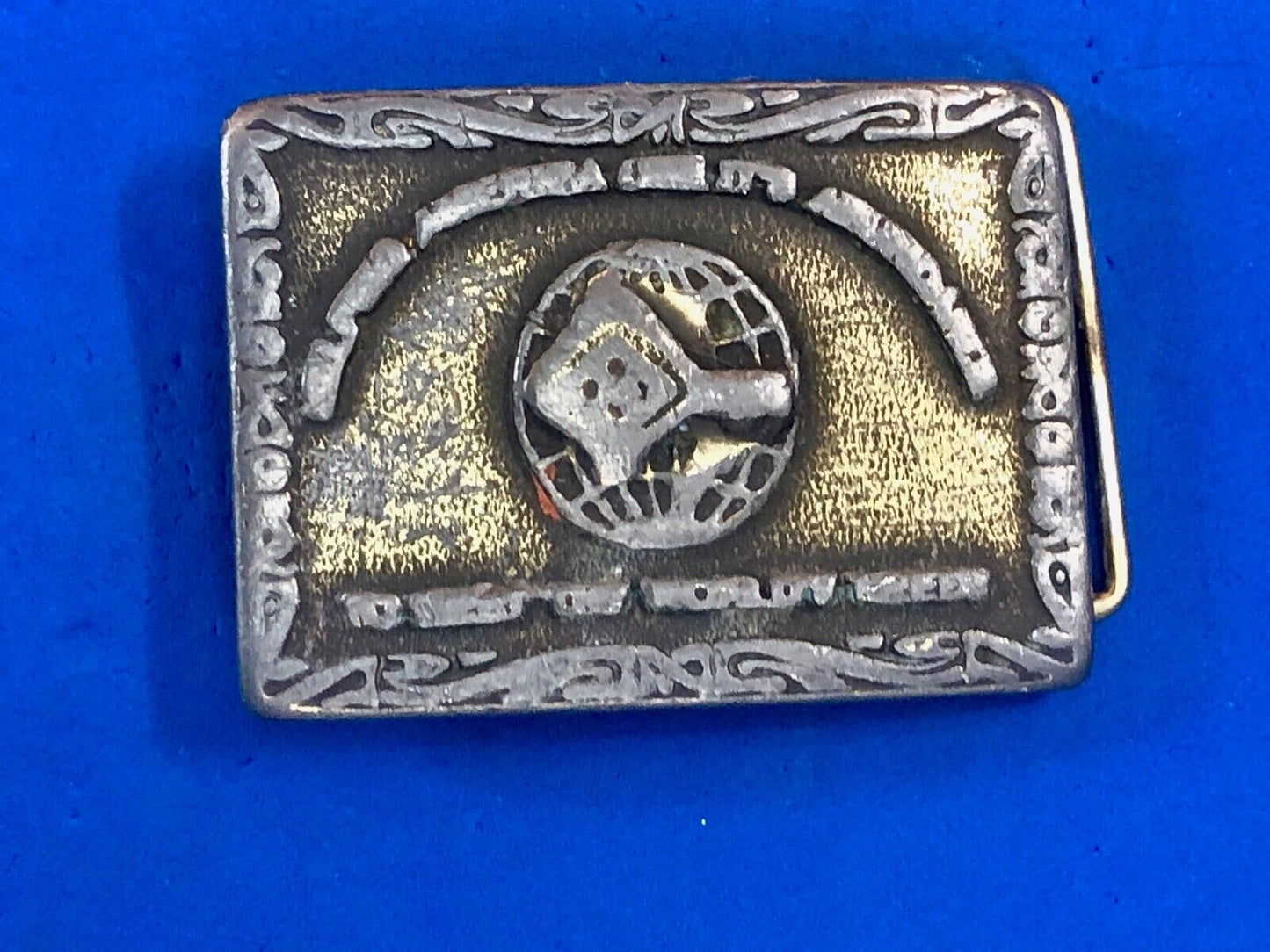 Vintage CD Hit industry company promotional belt buckle