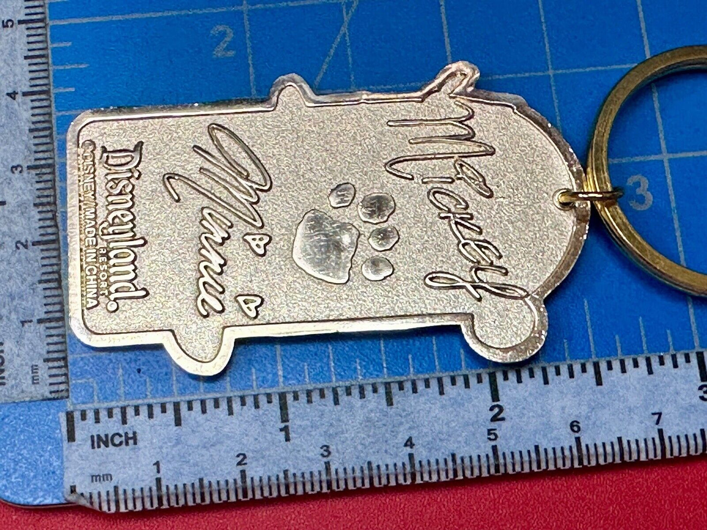 BFF Mickey, Mine and Pluto best friends Disneyland Keychain - Key Ring Chain