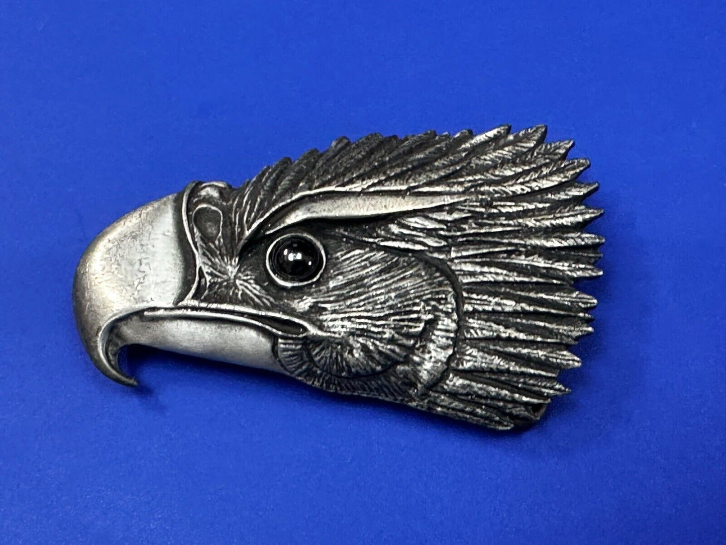 Vintage Eagles Head - Highly Detailed - Frederick Pewter Canada Belt Buckle