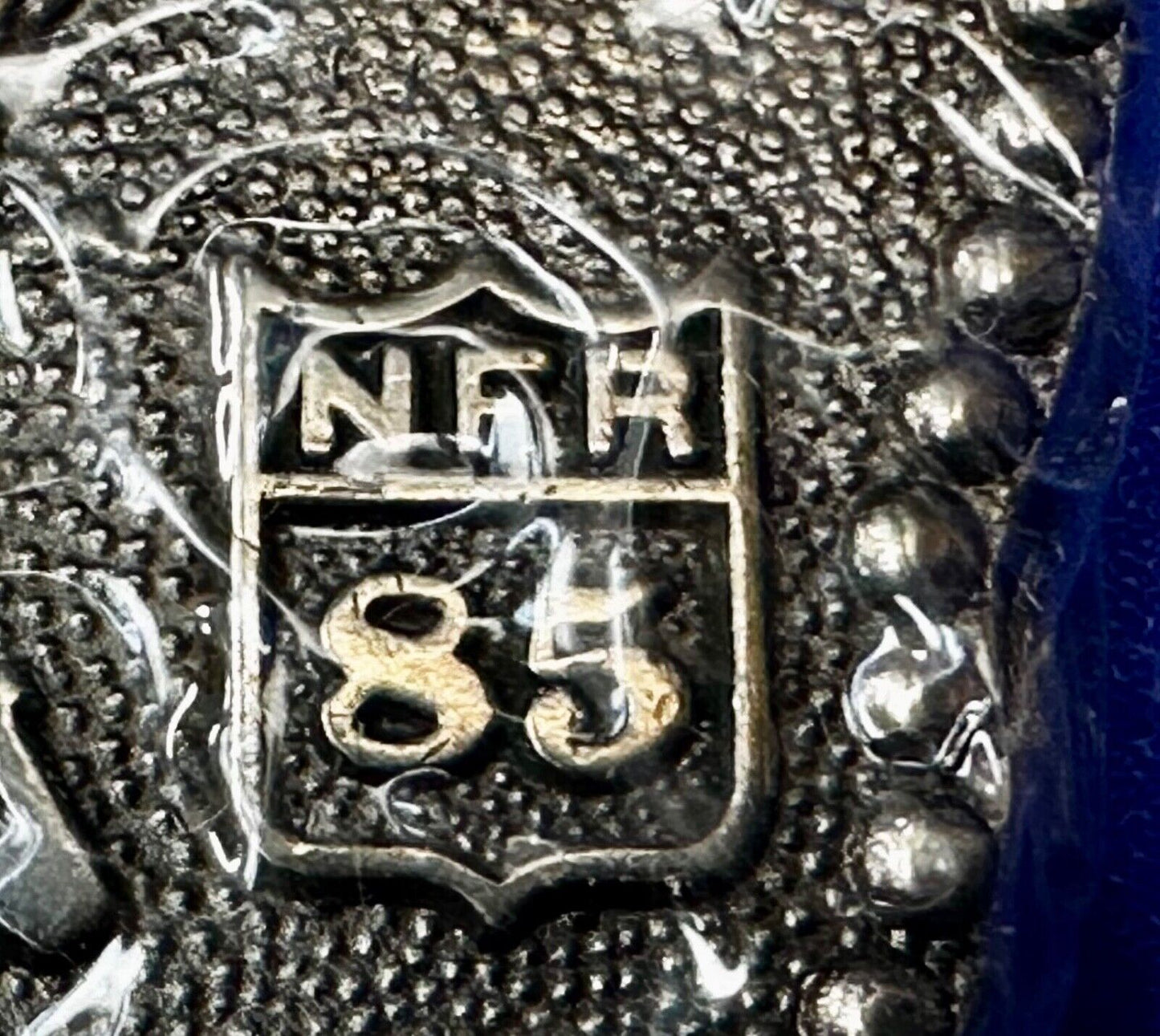 1985 NFR National Finals Rodeo NOS Youth Size Hesston Belt Buckle