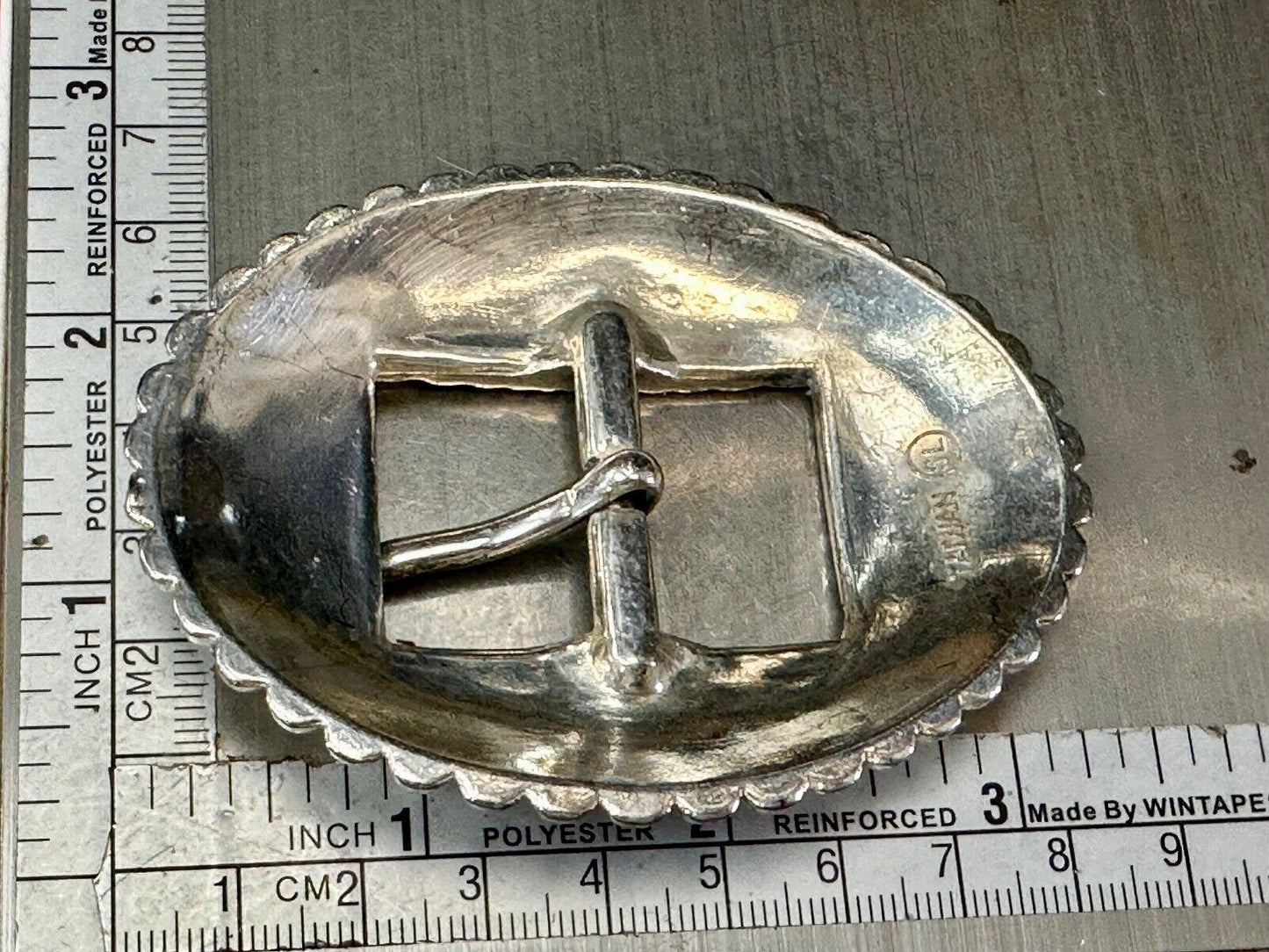 Taiwan SL marked oval center bar replacement belt buckle