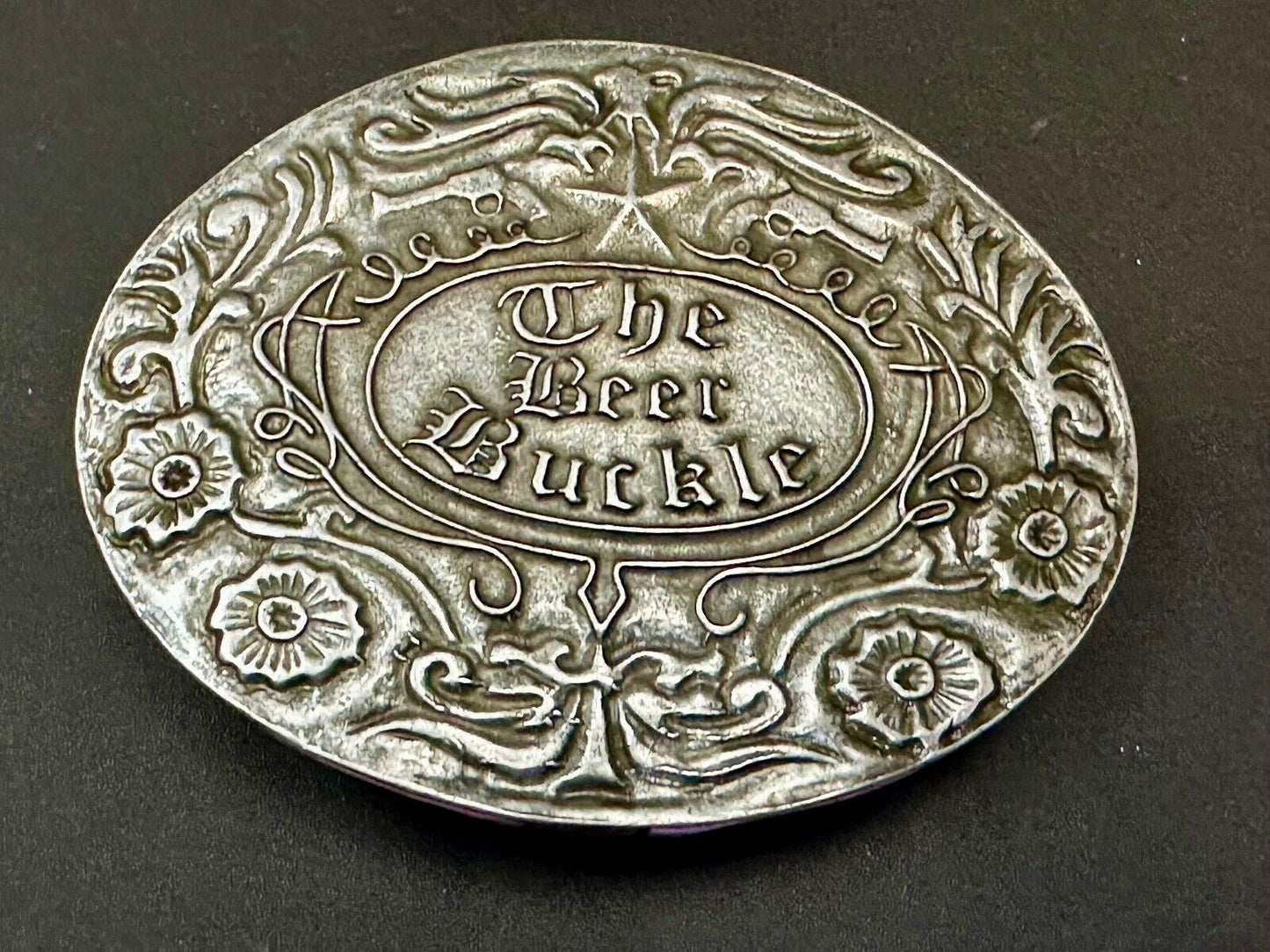 The Beer Buckle Beverage Can Holder Belt Buckle Made in USA Bev Buckle
