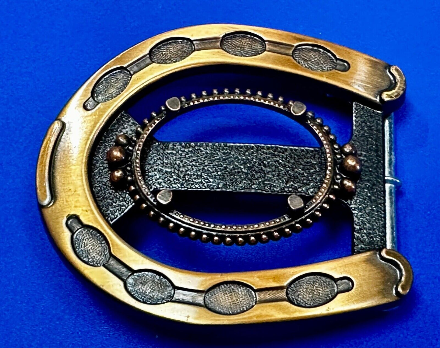 30 x 40 mm Western Horseshoe Shpaed Belt Buckle To Mount Your Cabochon Gem Stone