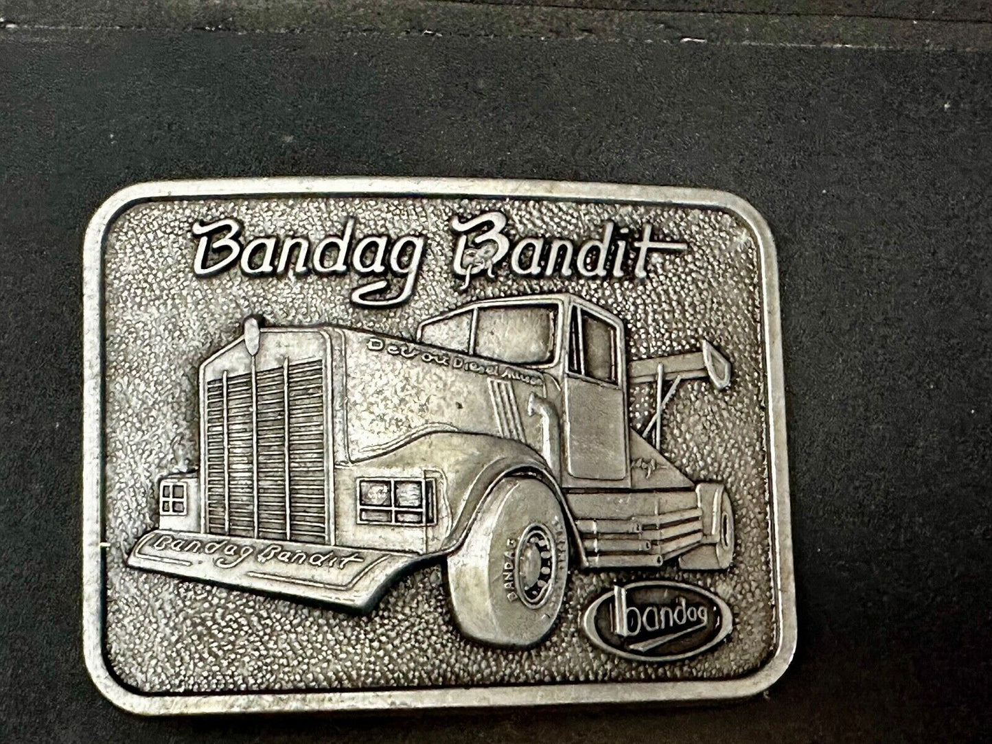 Bandag Bandit Vintage Kenworth Big Rig Trucking Semi Drivers Belt Buckle by RJ