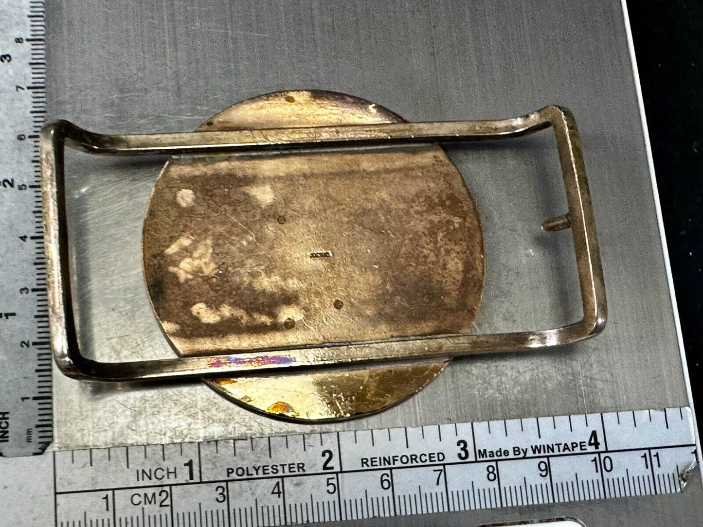 TXI Oil Rig Drilling Construction Company Vintage Belt Buckle by Jostens