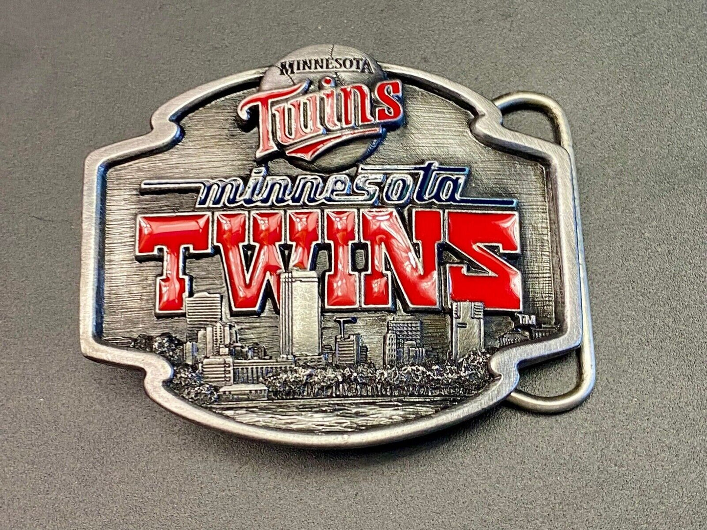Vintage 1999 Minnesota Twins Belt Buckle Mlb Baseball Team - Ultimate Fan Gift!