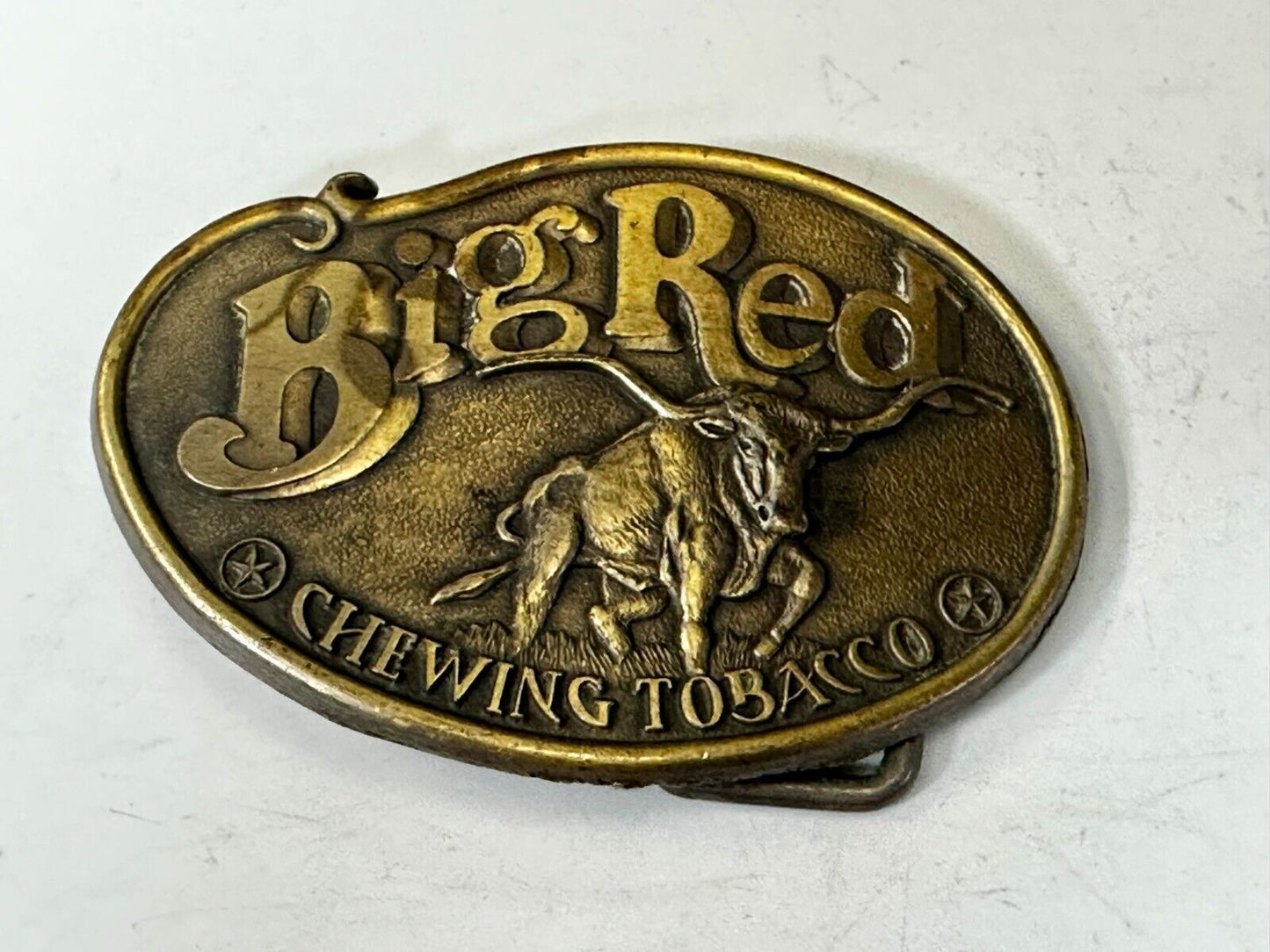 BIG RED CHEWING TOBACCO VINTAGE 1970s USA LONGHORN BULL COW BIG RED CHEW