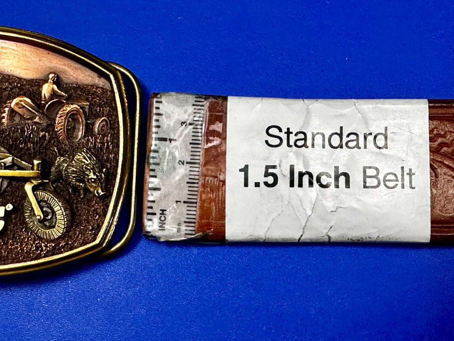 1992 Bush Hog The Legend Agriculture Machine Co. Commemorative Belt Buckle