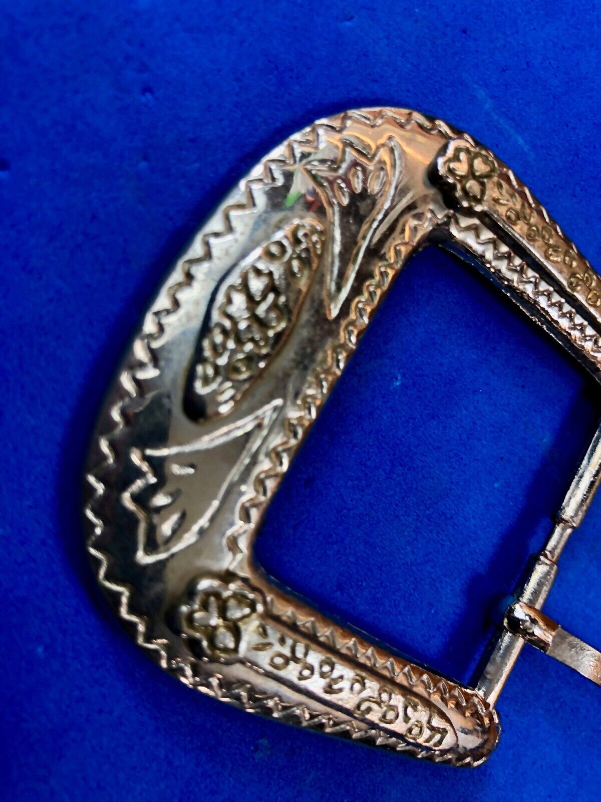 Beautiful Floral Simple Cowgirls Wide Dress Western Belt Buckle