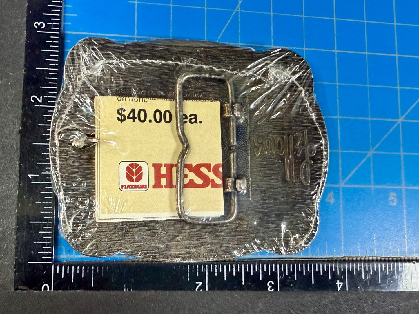 1985 Hesston NFR National Finals Rodeo Calf Roping NOS Collectors Belt Buckle
