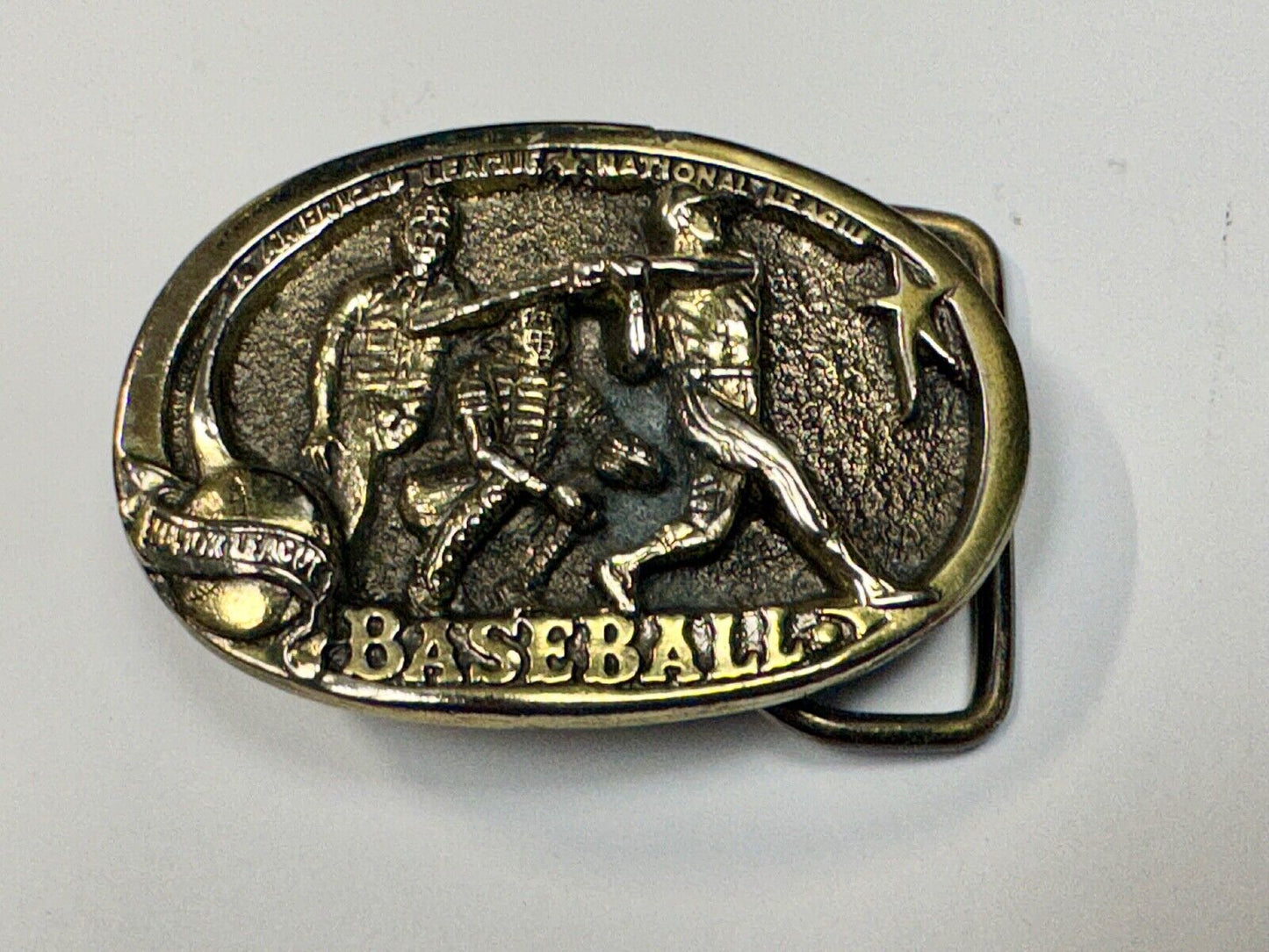 Vintage 1983 Baseball SPORTS GAME Commemorative National Team League belt buckle