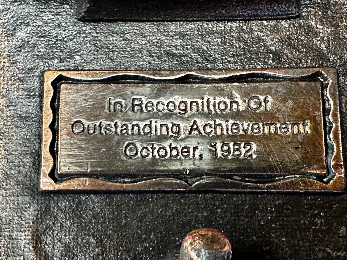 The Houstonian Marathon Trainer Texas Bike Race October Vintage 82 Belt Buckle