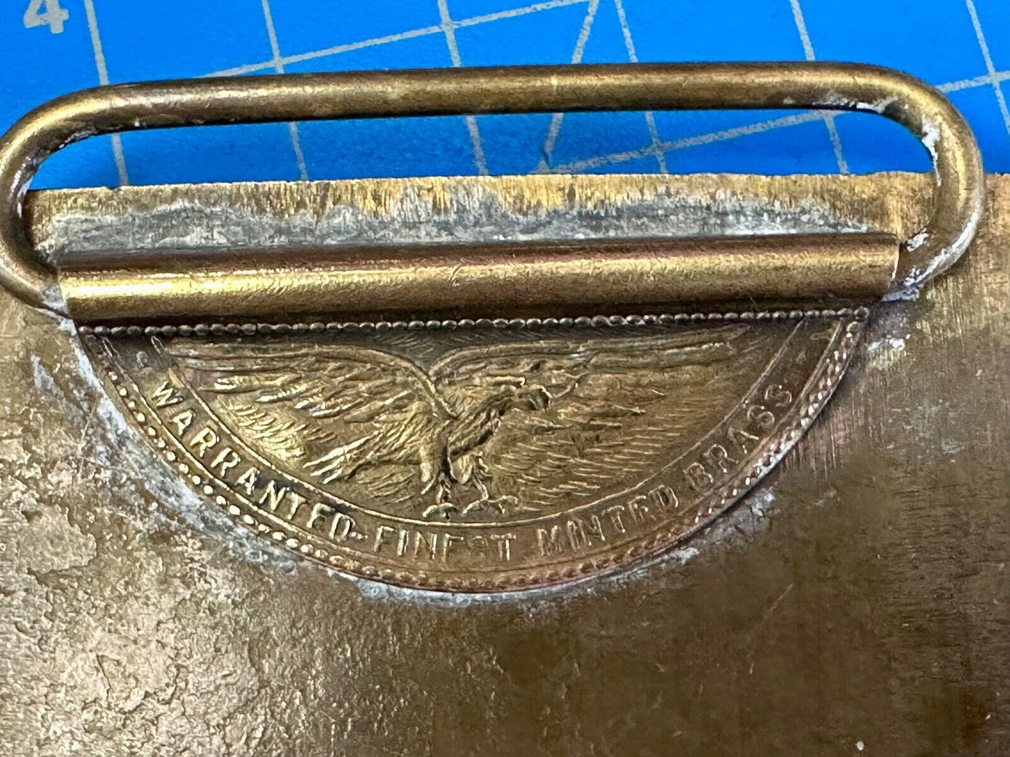 The Dalton Gang Collectors Brass Belt Buckle West Cowboy Style - see Hallmarks!