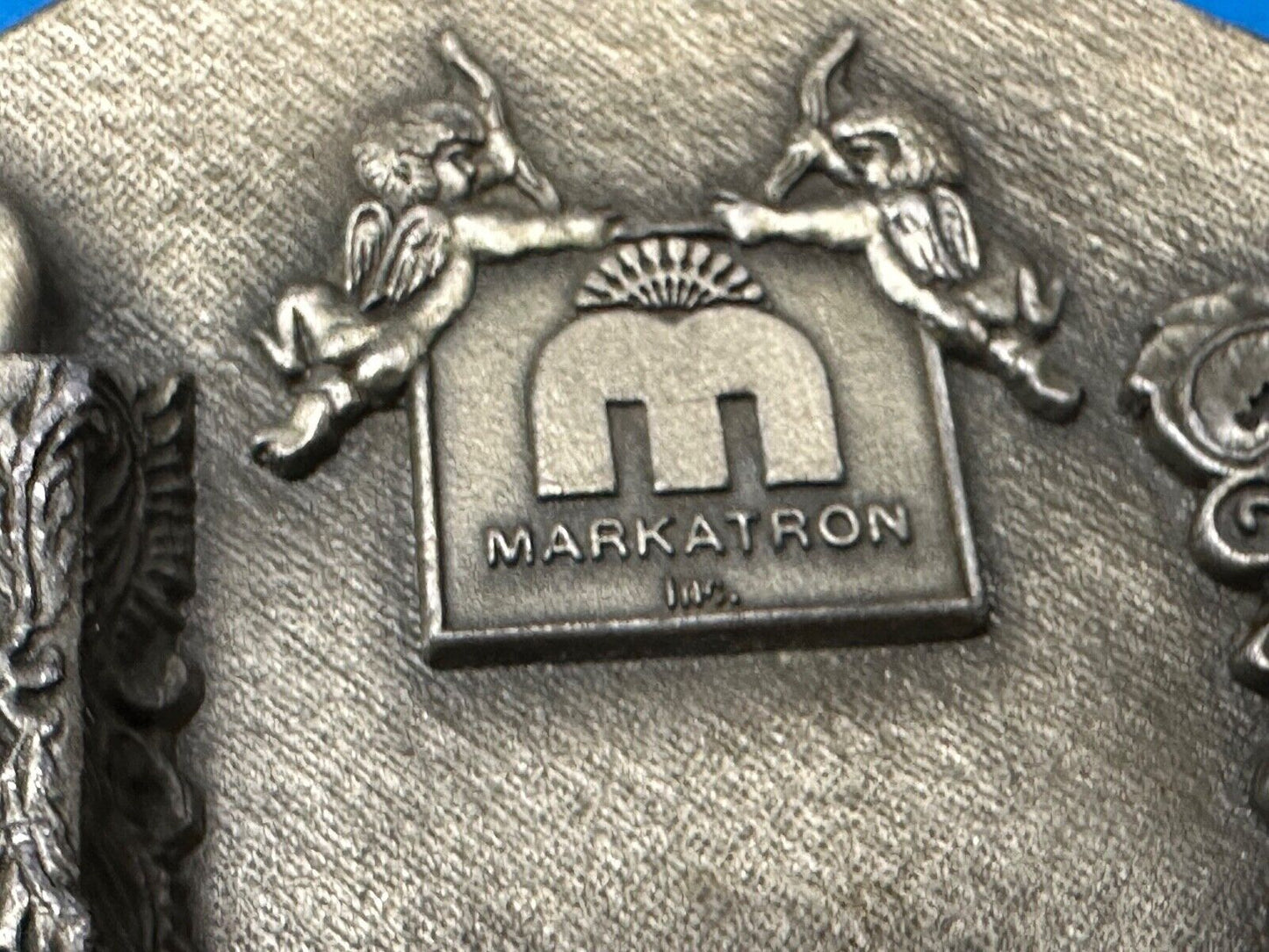 Vintage 1980 Coke a cola Belt Buckle Markatron Inc