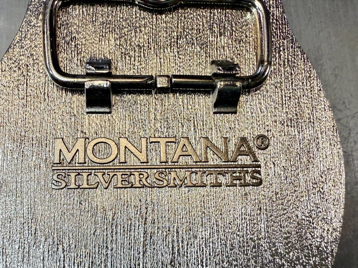 2014 Pendleton Whiskey Let'er Buck Rodeo Cowboy Montana Silversmiths Belt Buckle