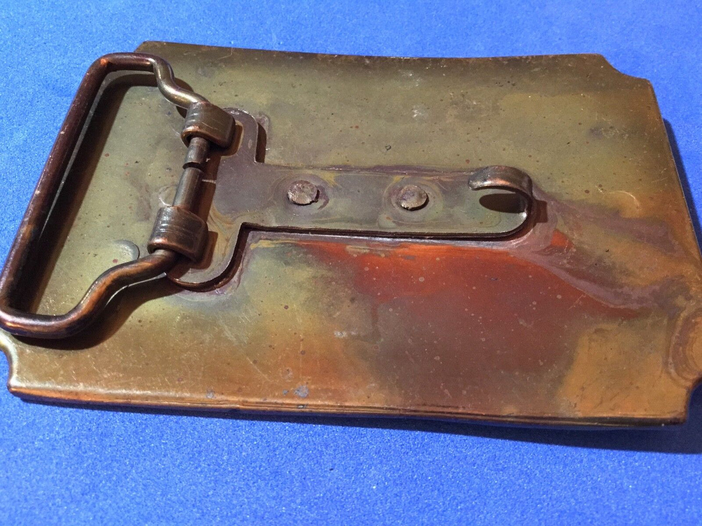 Tall in the saddle belt buckle - covered wagon - out west belt buckle