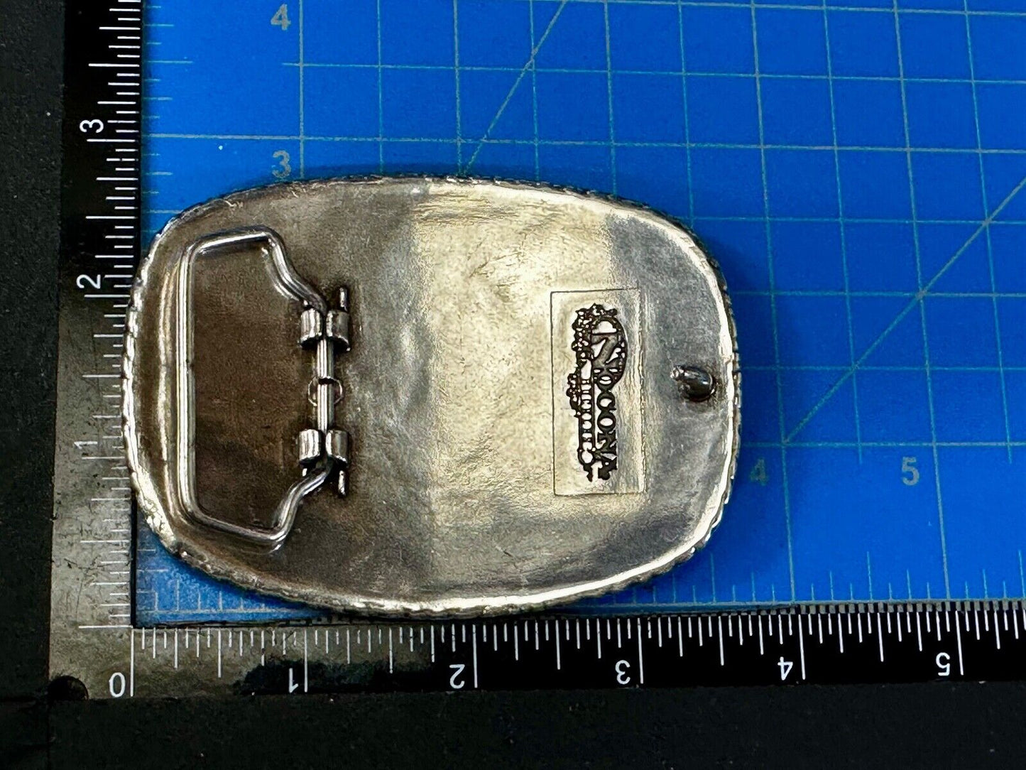Beautiful Flower Leaf Swirl Floral Theme Silver Tone Belt Buckle -Nocona Buckles