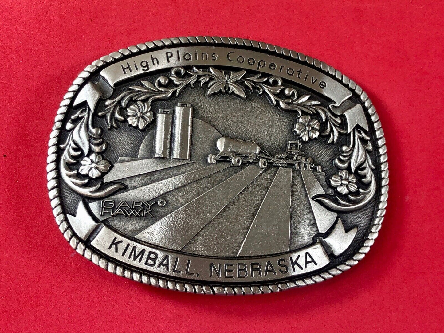 1987 Collector Series HIGH PLAINS COOPERATIVE Kimball NE 330 of 500 Belt Buckle