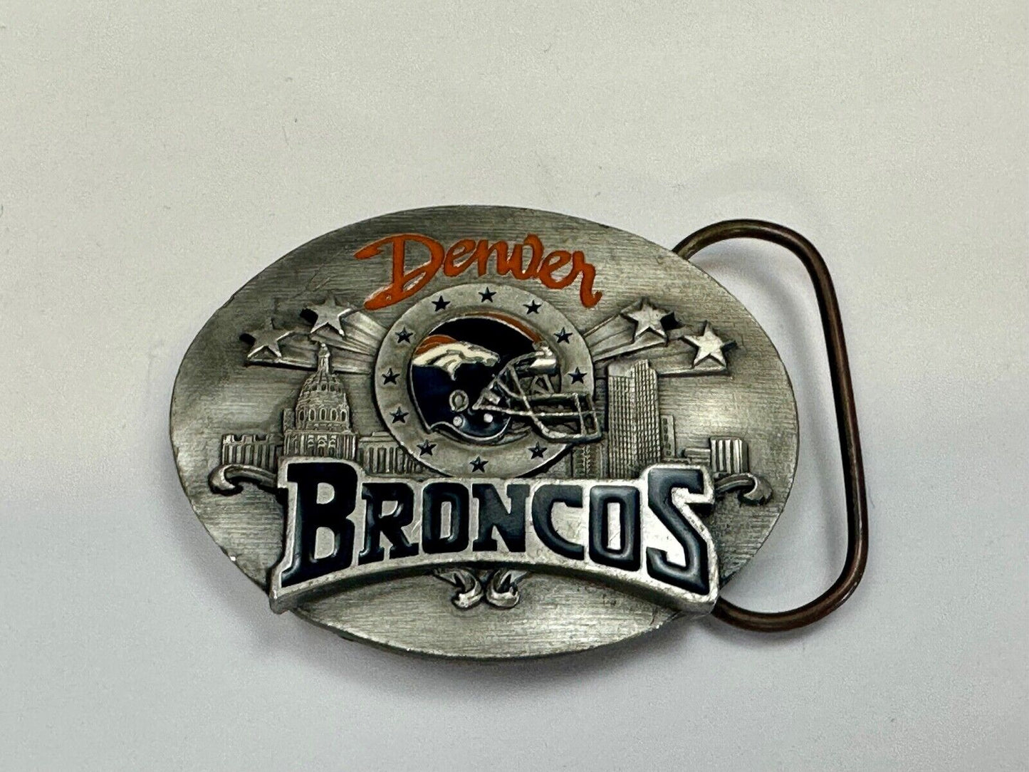 THE Denver Broncos - Most NFL Wins of the 1990's commemorative belt buckle