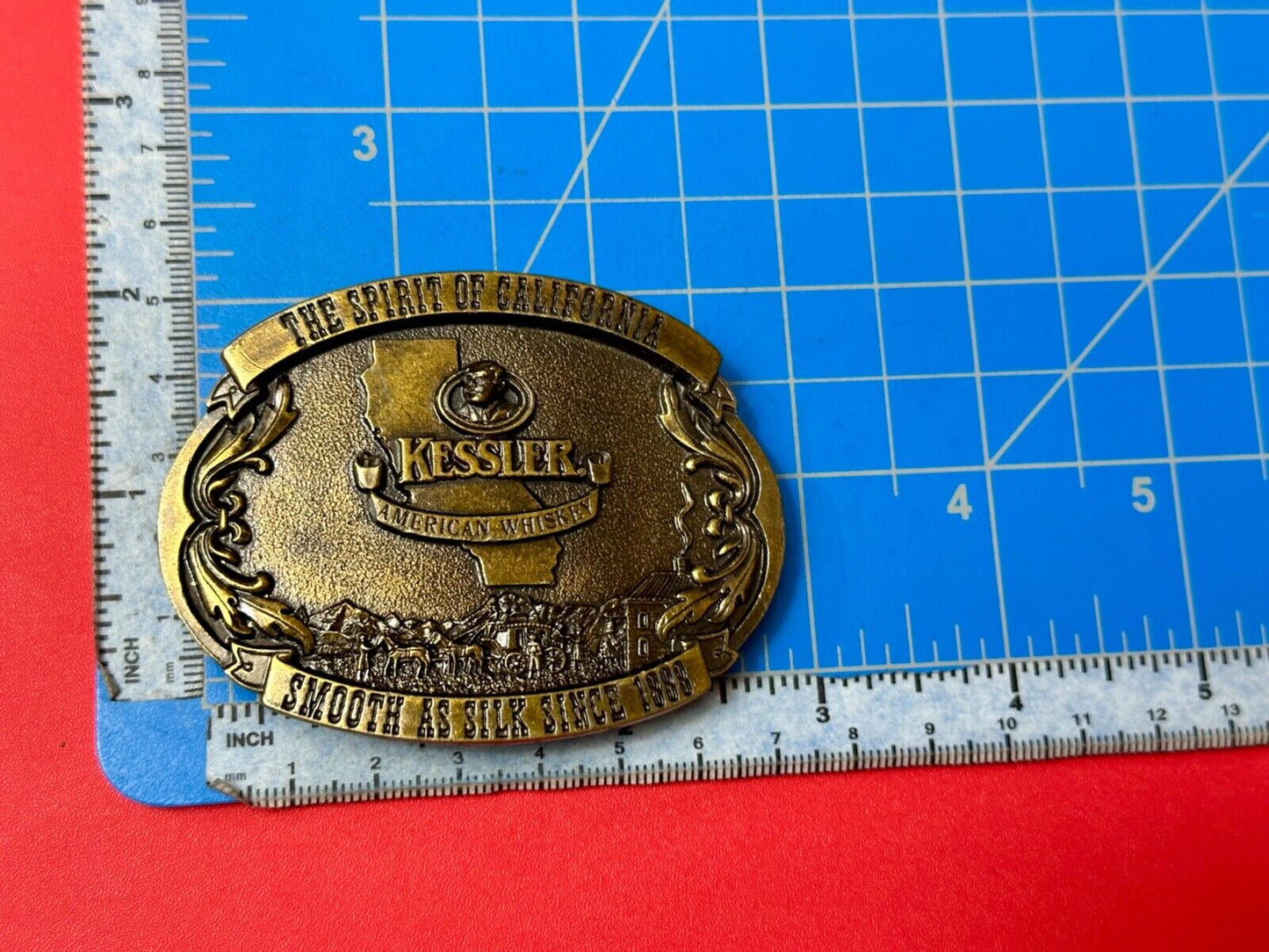 The Spirit of California - Kessler, smooth as silk belt buckle
