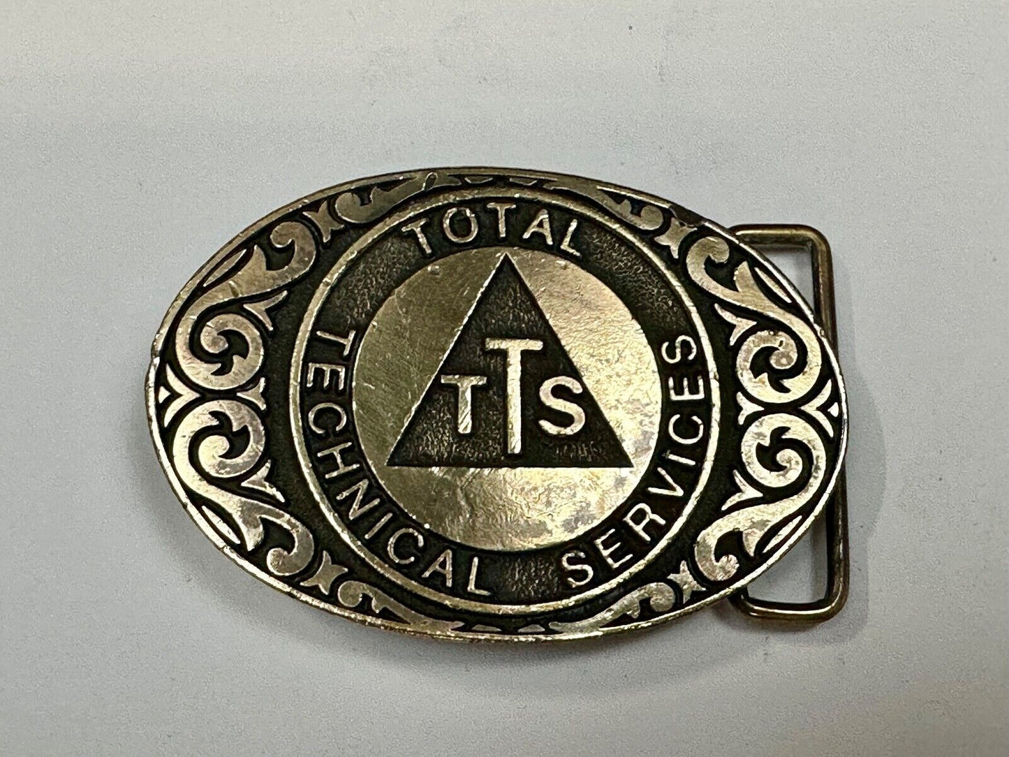 TTS Total Technical Services Vintage Western Vibe belt buckle. by CD/Hit