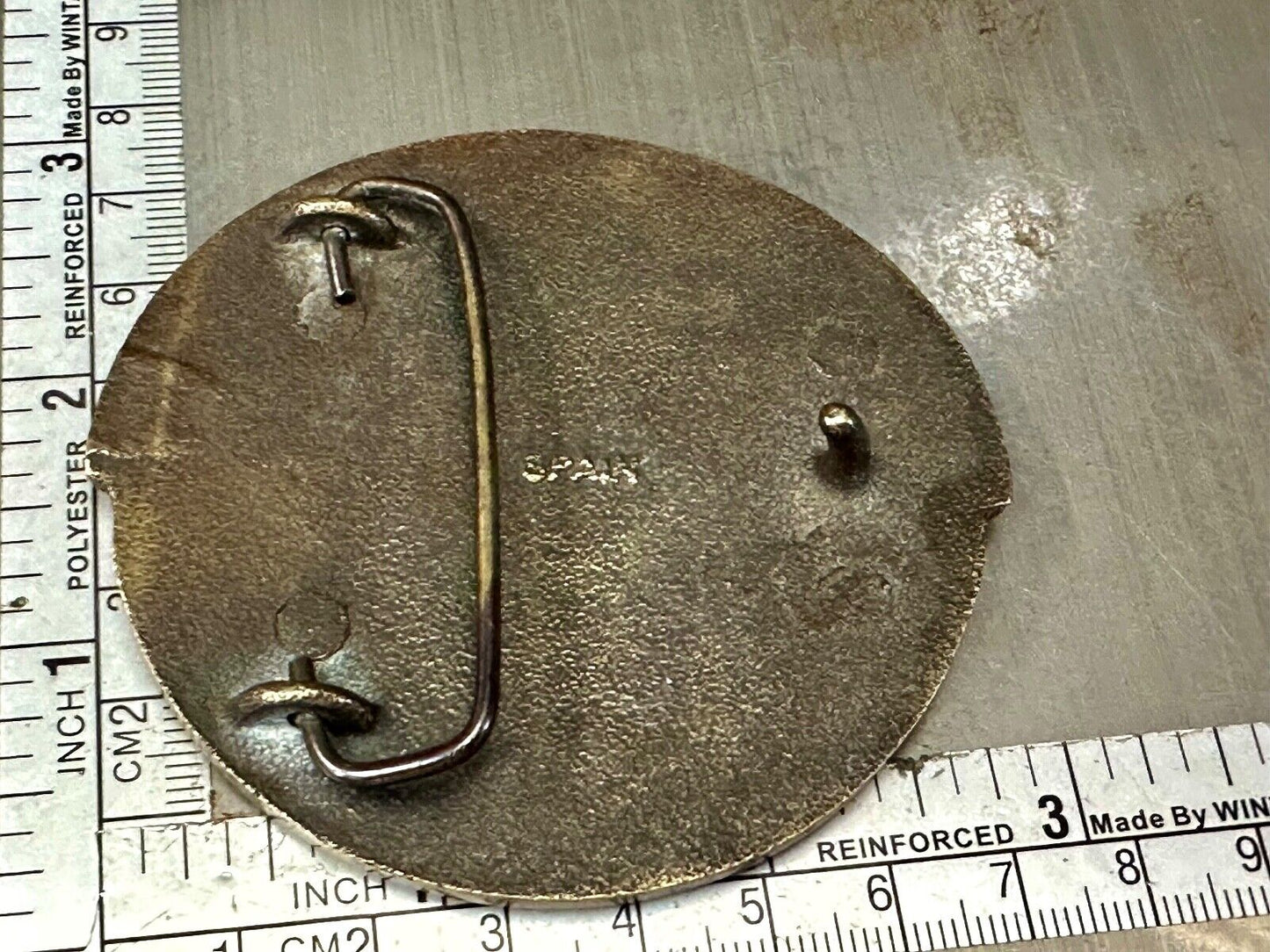 Vintage Connecticut Valley Arms CVA Mountain Rifle Gun Collectors Belt Buckle