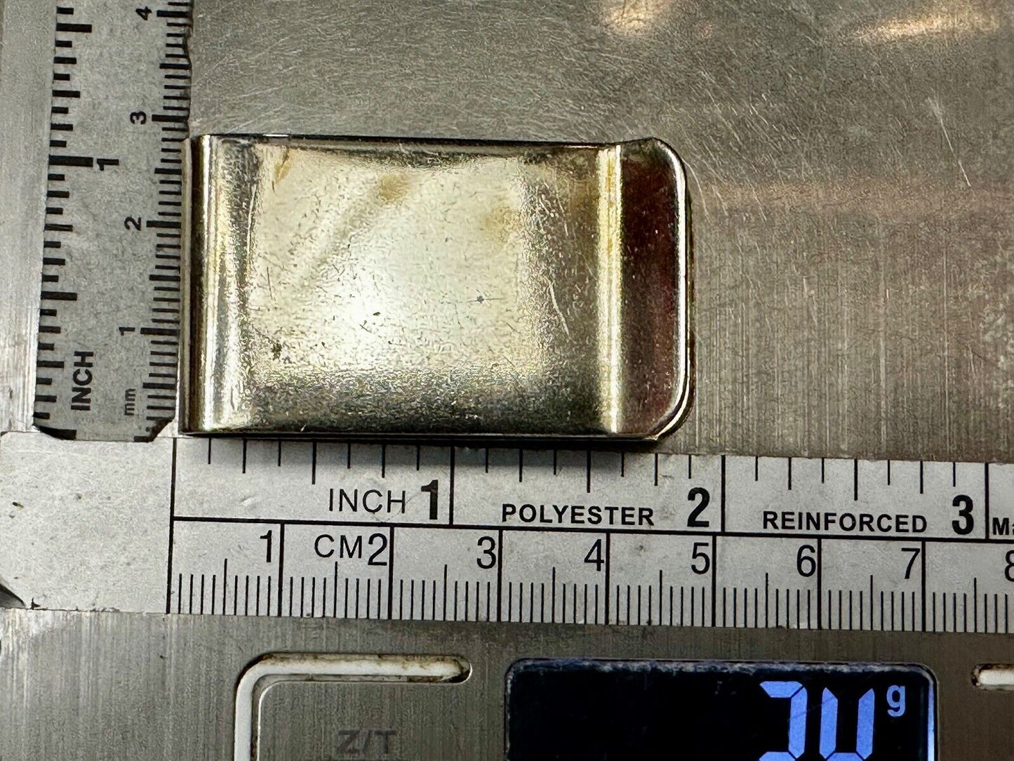 Aztec Symbol Mexican Silver Tone Money Clip - unknown to me!