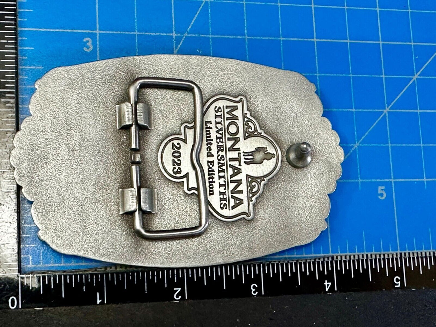 2023 Pendleton Whiskey Let'er Buck Rodeo Cowboy Montana Silversmiths Belt Buckle