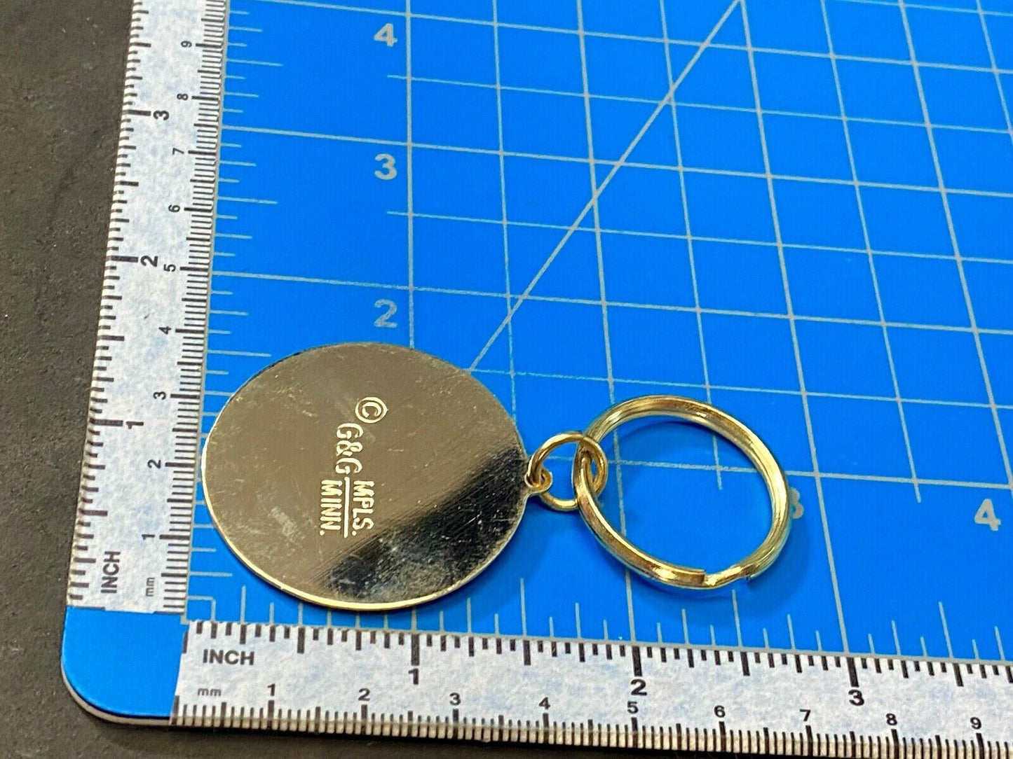 The Great State Seal of North Dakota Souvenir Keychain - Key Ring Chain