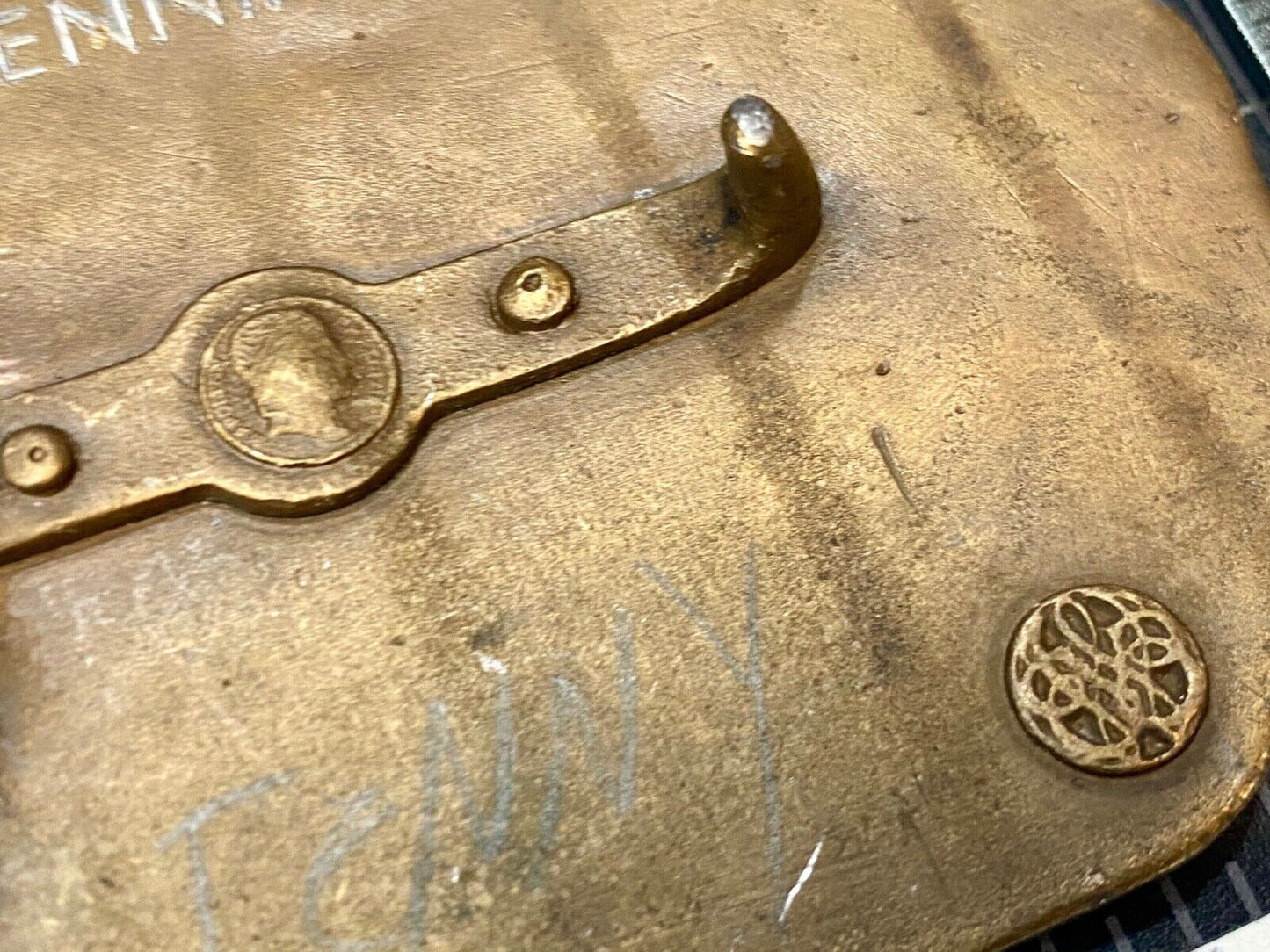 Vintage Bergamot Belt Buckle, America's Hero's Boston Fire Department