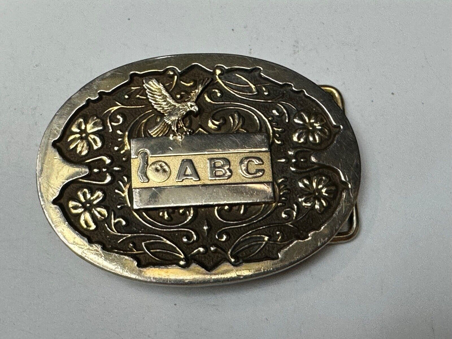 ABC Bowling Trophy Beautiful Sports Award Modern Western Belt Buckle by Balfour