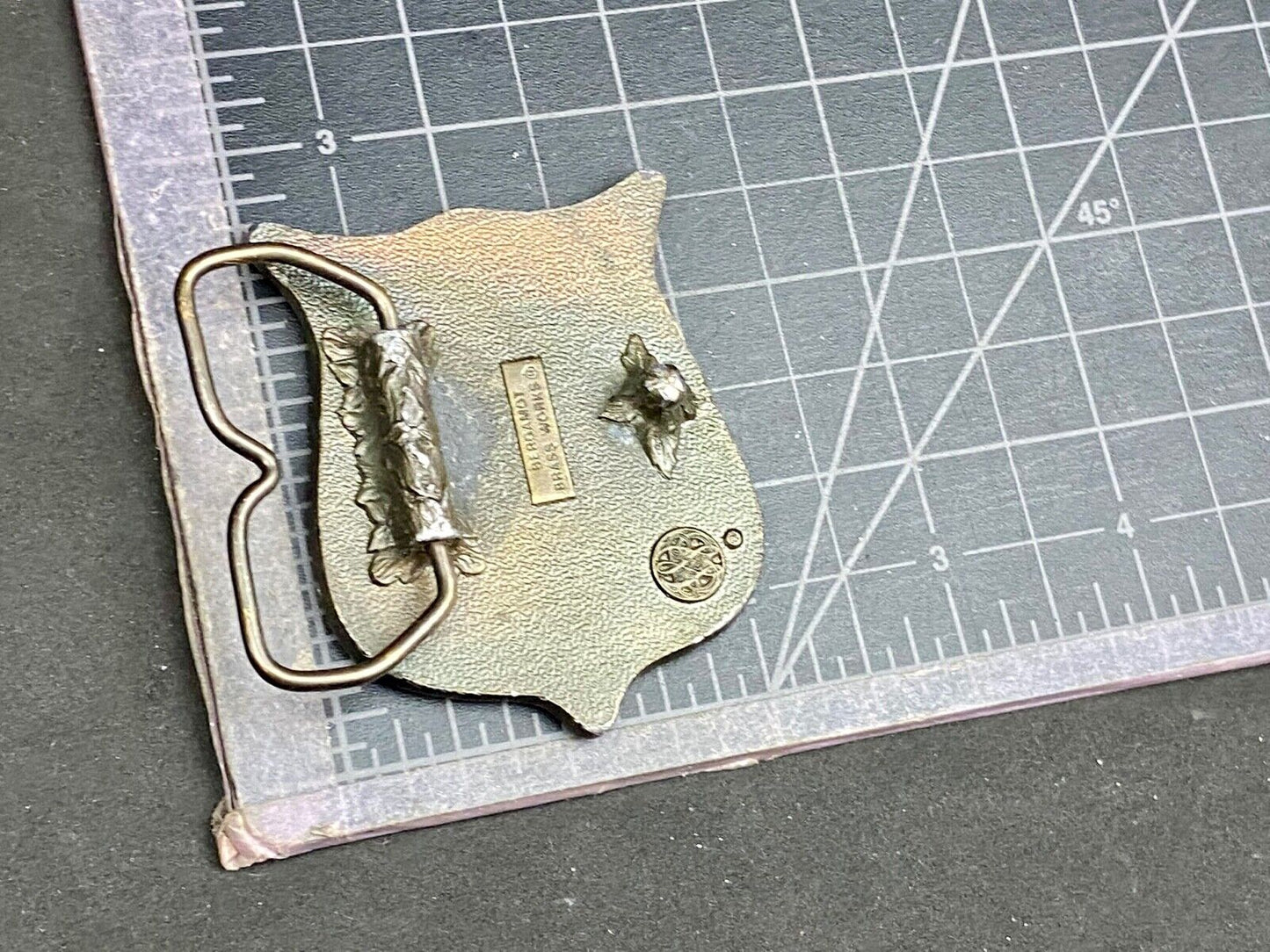Vintage 1980 Olympics USA Sports Teams belt buckle by Bergamot