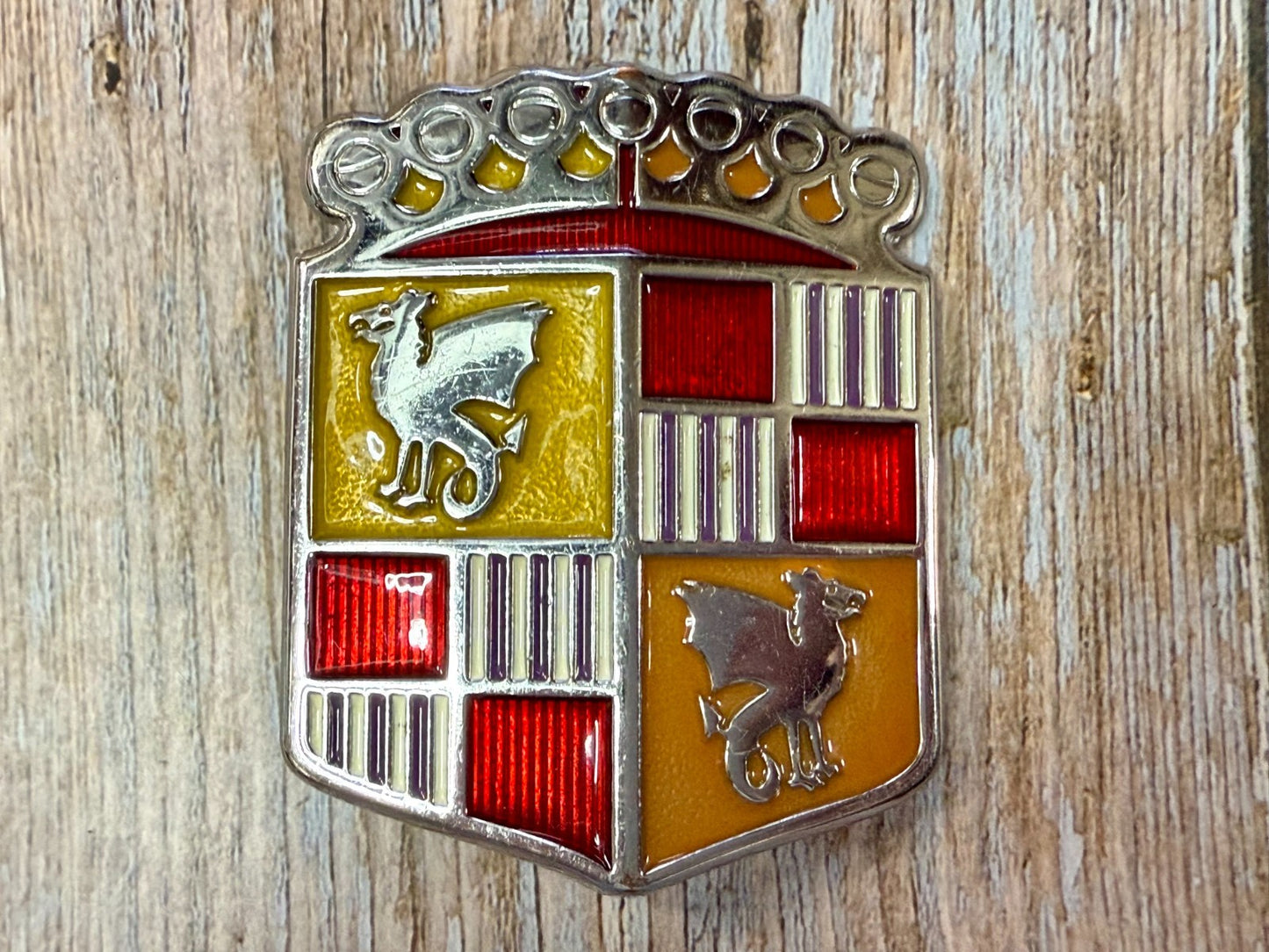 BAD B.A.D. Motor Company 1948 Dragon Crest Shield Logo Promotional Belt Buckle